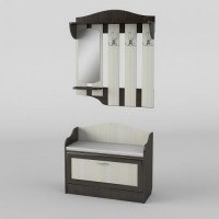 Передпокій Тиса Мебель-2 Венге Молочний 204.5x35x90 см Передпокій Тиса Мебель-2 Венге Молочний 204.5x35x90 см