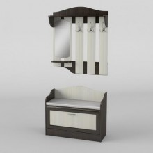 Передпокій Тиса Мебель-2 Венге Молочний 204.5x35x90 см