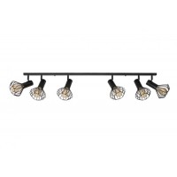 Світильник лофт MSK Electric Diadem стельовий NL 22151-6 BK Світильник лофт MSK Electric Diadem стельовий NL 22151-6 BK