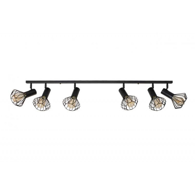 Світильник лофт MSK Electric Diadem стельовий NL 22151-6 BK