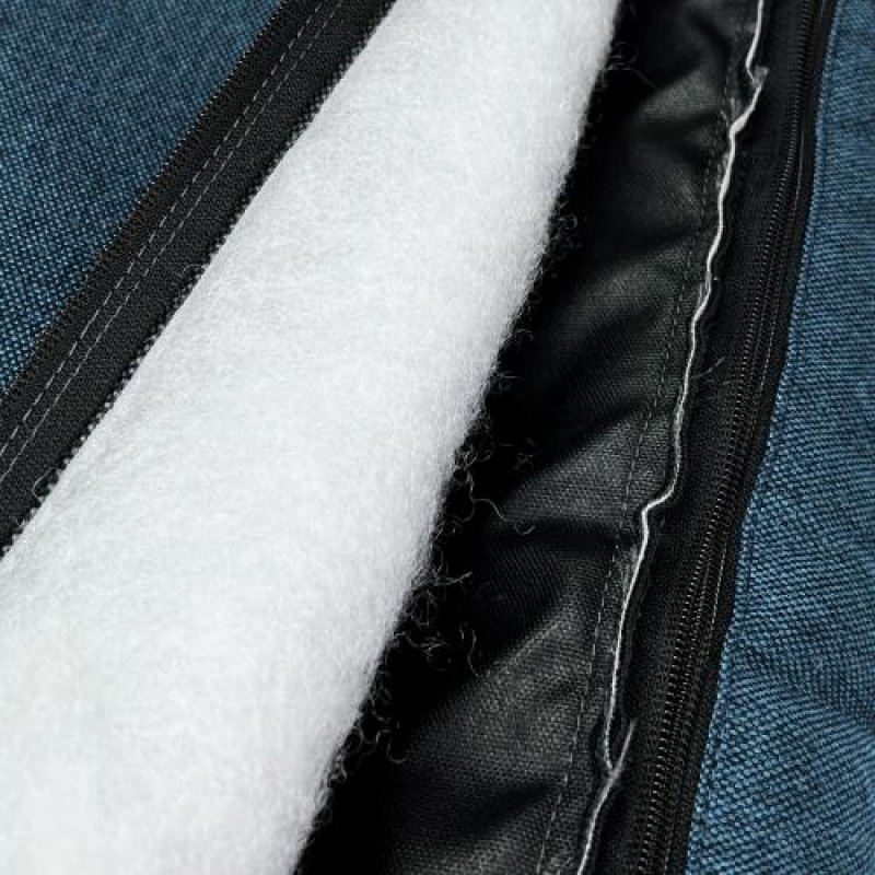 Лежак ліжко для собак та котів EGO Bosyak Рогожка M 75x65 Синій (спальне місце для собак та котів)