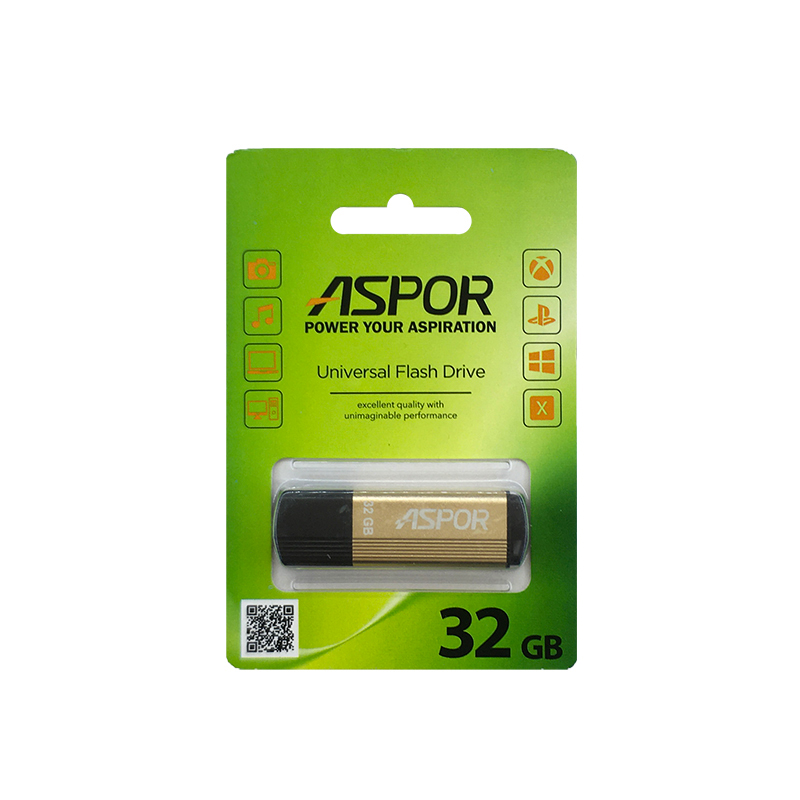 USB Flash Aspor AR121 32GB- золотий