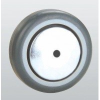 Колесо апаратне SNB з гумовим контактним шаром та підшипником ковзання 75 мм (31-075х25-P)