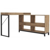 Кутовий письмовий стіл у стилі Loft NS-2181 830x1200x800 мм Черный