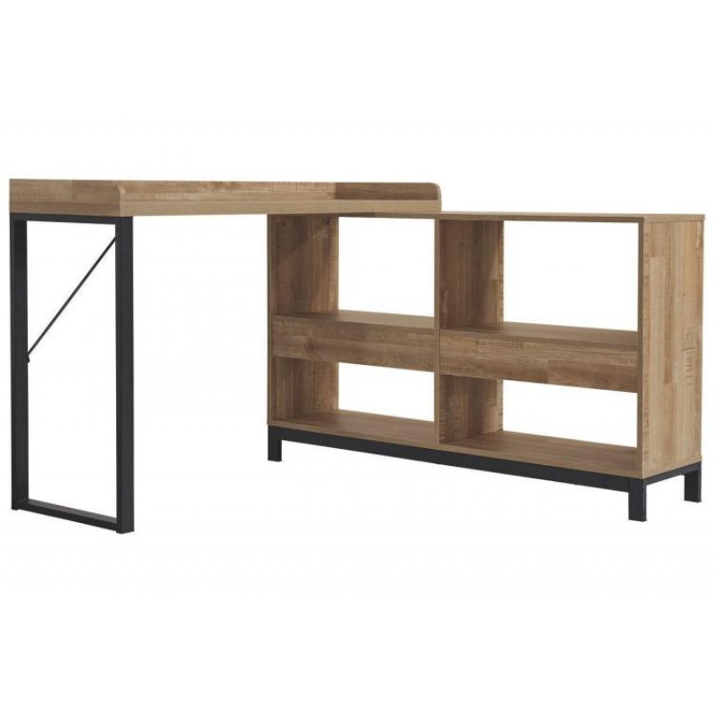 Кутовий письмовий стіл у стилі Loft NS-2181 830x1200x800 мм Черный