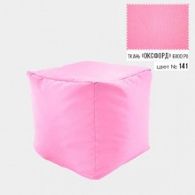 Безкаркасне крісло Пуф Кубик Coolki 45x45 Рожевий Оксфорд 600