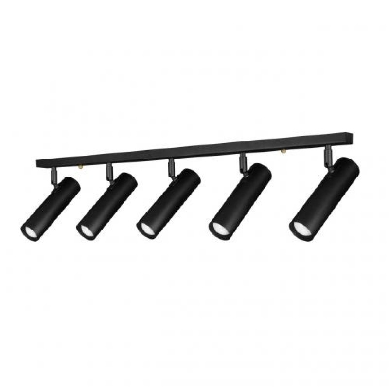 Світильник стельовий MSK Electric Telescope з поворотними плафонами NL 22501-5 BK