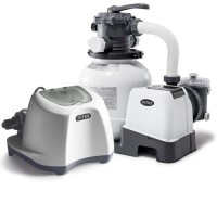 Пісочний насос із хлоргенератором Intex 26676-1 (SF80220-2), 7 900 л/год, (ECO5220 / QS500) хлор 5 г/год, 23 кг