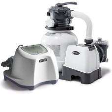 Пісочний насос із хлоргенератором Intex 26676-1 (SF80220-2), 7 900 л/год, (ECO5220 / QS500) хлор 5 г/год, 23 кг