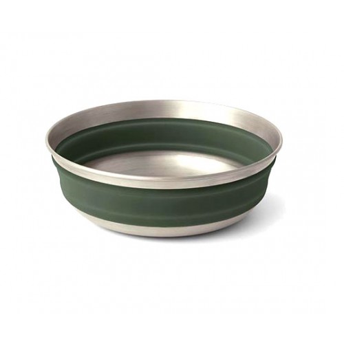 Миска складана Sea to Summit Detour Stainless Steel Collapsible Bowl L Сіро-зелений (STS ACK039011-062008) Миска складана Sea to Summit Detour Stainless Steel Collapsible Bowl L Сіро-зелений (STS ACK039011-062008)