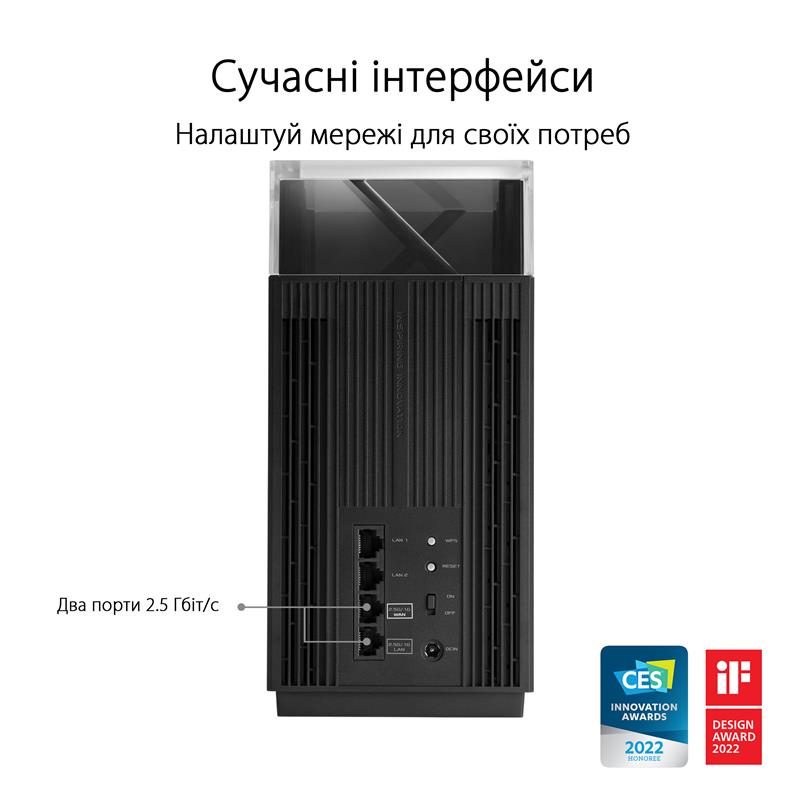 Бездротовий маршрутизатор Asus ZenWiFi Pro ET12 (1-PK)