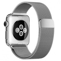 Ремінець Milanese Loop Strap для Apple Watch 38/40mm Silver Ремінець Milanese Loop Strap для Apple Watch 38/40mm Silver
