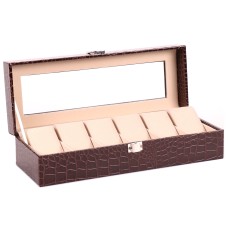 Шкатулка для зберігання годинників Craft 6PU.CROC.BR Коричневий