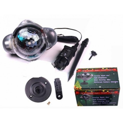 Світлодіодний лазерний проектор вуличний Christmas Snowfall Projector WL-808