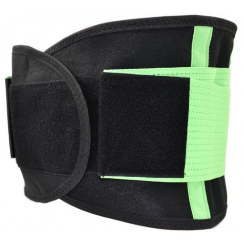 Пояс компресійний MadMax MFA-277 Slimming belt Black/neon green M Пояс компресійний MadMax MFA-277 Slimming belt Black/neon green M