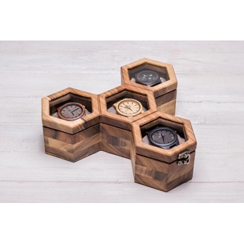 Органайзер для зберігання наручних годинників ecoWalnut 7.8х27.1х23.5 см Органайзер для зберігання наручних годинників ecoWalnut 7.8х27.1х23.5 см