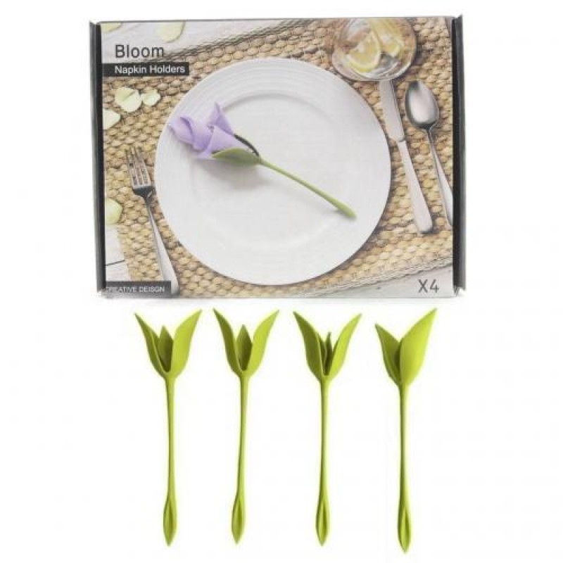 Набір серветниць Bloom для сервірування Bloom Зелений 4 шт