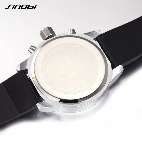 Чоловічий наручний годинник Sinobi S9716G 11S9716G03 Сріблястий Чоловічий наручний годинник Sinobi S9716G 11S9716G03 Сріблястий