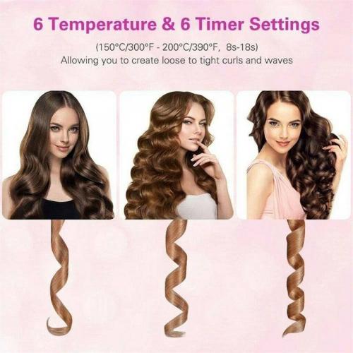 Бездротова плойка для завивки волосся UKC Hair Curler 5200мАч Білий Бездротова плойка для завивки волосся UKC Hair Curler 5200мАч Білий