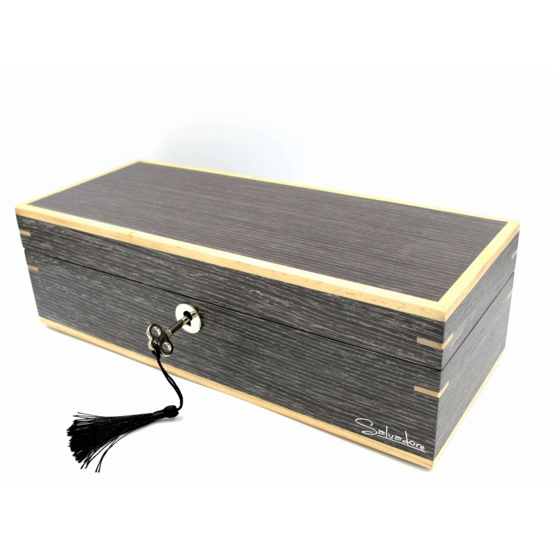 Шкатулка для зберігання годинників Salvadore WB/2320/5.GLX Сірий