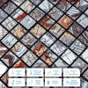 Самоклеюча алюмінієва плитка Sticker Wall 300х300х3 мм Різнокольоровий (SW-00001926)