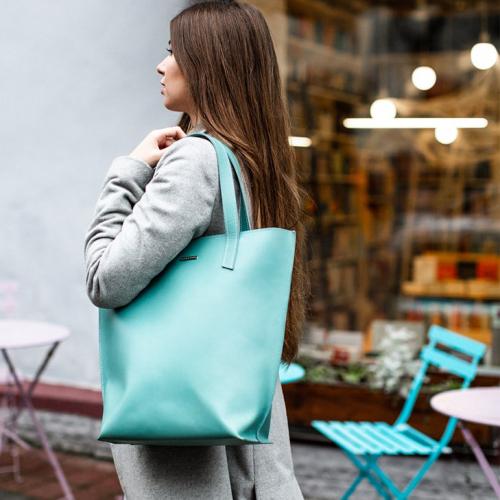 Сумка шопер BlankNote D.D. Блакитний (BN-BAG-17-tiffany) Сумка шопер BlankNote D.D. Блакитний (BN-BAG-17-tiffany)