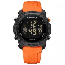 Наручний годинник чоловічий NaviForce Europe Orange Чорний (3154)
