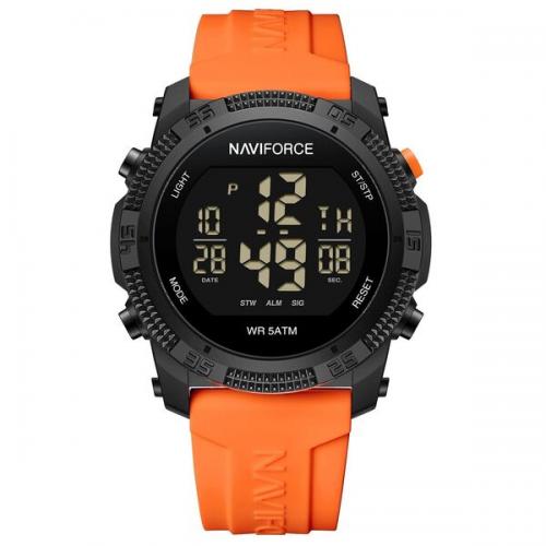 Наручний годинник чоловічий NaviForce Europe Orange Чорний (3154) Наручний годинник чоловічий NaviForce Europe Orange Чорний (3154)
