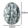 Фігурка Яйце Натуральний камінь Розмір 4,8 х3, 6х3, 6 см Світло-сірий (24728) в інтернет супермаркеті PbayMarket!