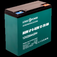 Тягова акумуляторна батарея AGM LogicPower LP 6-DZM-20 12V 20Ah