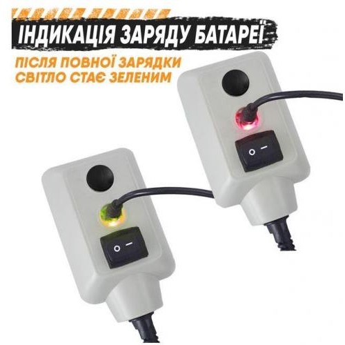 Душ на акумуляторі iCamp 2200 мАч Помаранчево-сірий (Н051105)