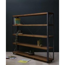 Стелаж на коліщатках GoodsMetall у стилі Лофт 1600х1800х300