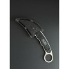 Ніж керамбіт Gorillas BBQ 4857 18.5 см Чорний (KN1040)