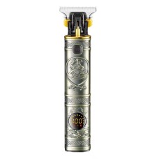 Тример акумуляторний для бороди та волосся VGR V-097 з LED дисплеєм Silver