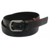 Шкіряний ремінь Skipper 110-130 x 3.3 см Чорний (1028-33)