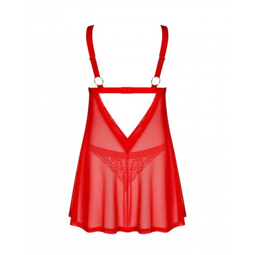 Бебі-дол Obsessive Elianes babydoll & thong XL/2XL