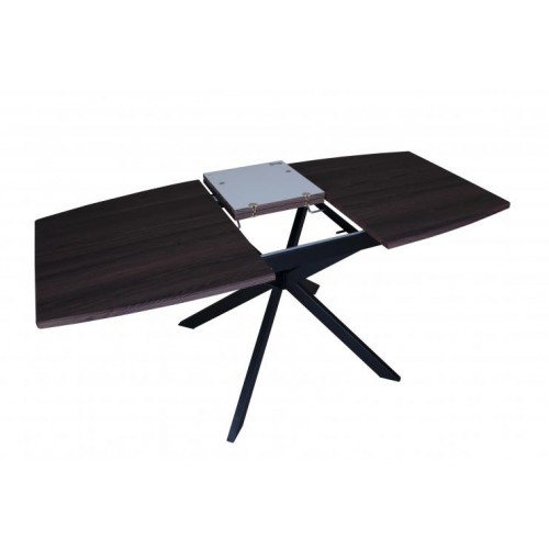 Стіл Max's furniture Брайтон 85х140/180х75 см Дуб табак + Чорний Стіл Max's furniture Брайтон 85х140/180х75 см Дуб табак + Чорний