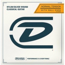 Струни для класичної гітари Dunlop DCV100NB Nylon/Silver Wound Classical Guitar Strings