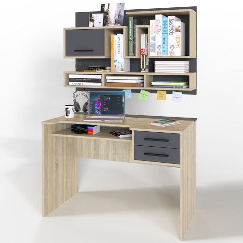 Комп'ютерний стіл Тиса Мебель Тіса Стиль-5 Сонома Графіт 750x600x1100 мм Комп'ютерний стіл Тиса Мебель Тіса Стиль-5 Сонома Графіт 750x600x1100 мм