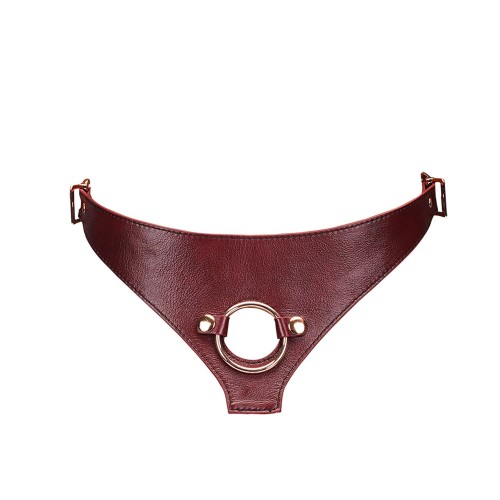 Трусики для страпона Liebe Seele Wine Red Strap on Harness в інтернет супермаркеті PbayMarket!