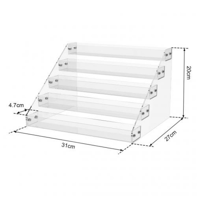 Товарна підставка-стенд Beauty nail 5 полиць 310х270х200 мм (TPS-5p)