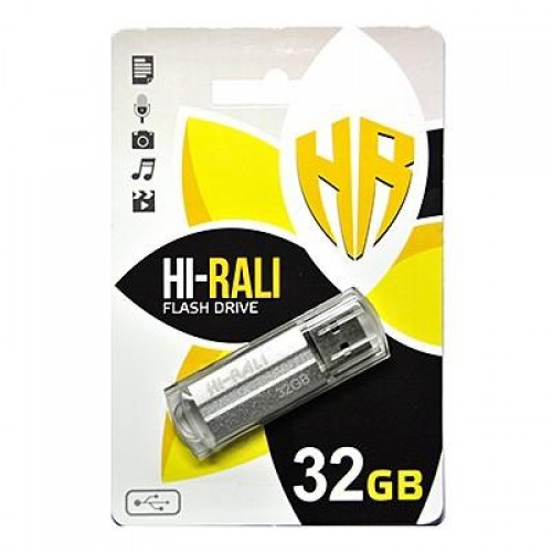 Флеш-накопичувач USB 32GB Hi-Rali Corsair Series Silver (HI-32GBCORSL) в інтернет супермаркеті PbayMarket!