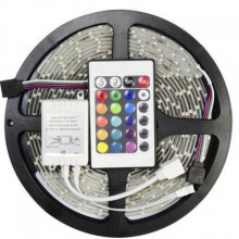 Універсальна світлодіодна стрічка SMD LED RGB 5050 + пульт керування 5 м