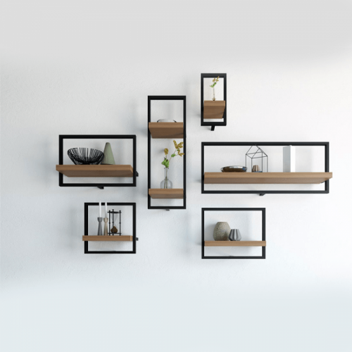 Комплект полиць GoodsMetall у стилі LOFT П4 Комплект полиць GoodsMetall у стилі LOFT П4