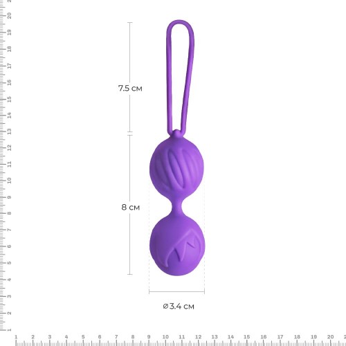Вагінальні кульки Adrien Lastic Geisha Lastic Balls Mini Violet (AD40443) в інтернет супермаркеті PbayMarket!