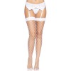 Панчохи у велику сітку Leg Avenue Fence Net Thigh Highs White, one size в інтернет супермаркеті PbayMarket!