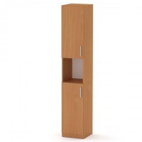 Шафа книжкова Компаніт КШ-10 35х37х195 см Бук Шафа книжкова Компаніт КШ-10 35х37х195 см Бук