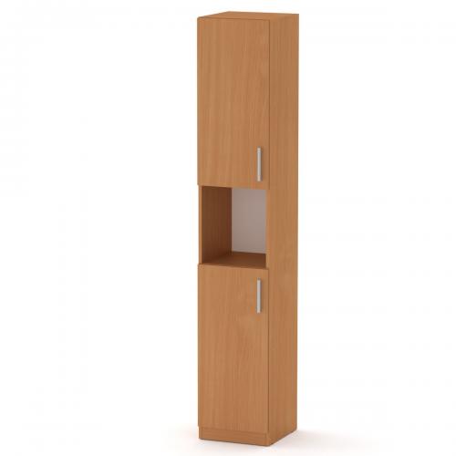 Шафа книжкова Компаніт КШ-10 35х37х195 см Бук Шафа книжкова Компаніт КШ-10 35х37х195 см Бук