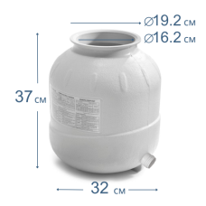 Резервуар для піску (колба) Intex 12712 (11804), 23 кг піску