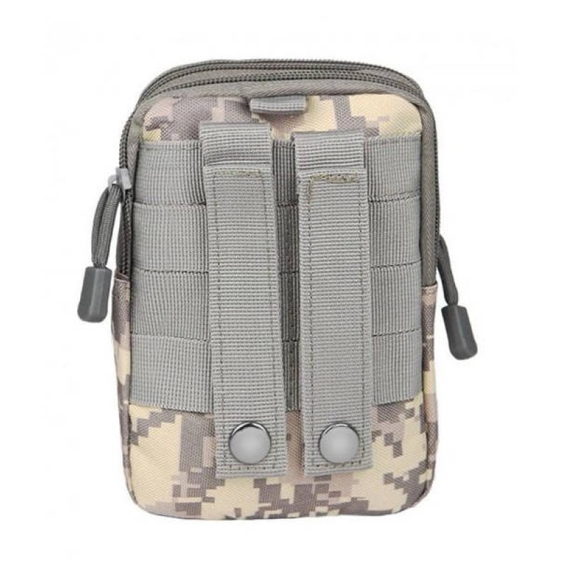 Тактична сумка на пояс органайзер Military 18х13х3 см Сірий Піксель